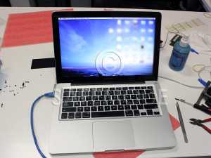 Apple MacBook Pro 13 inch A1278 2011 Logic Board Screen Heatsink Repairs