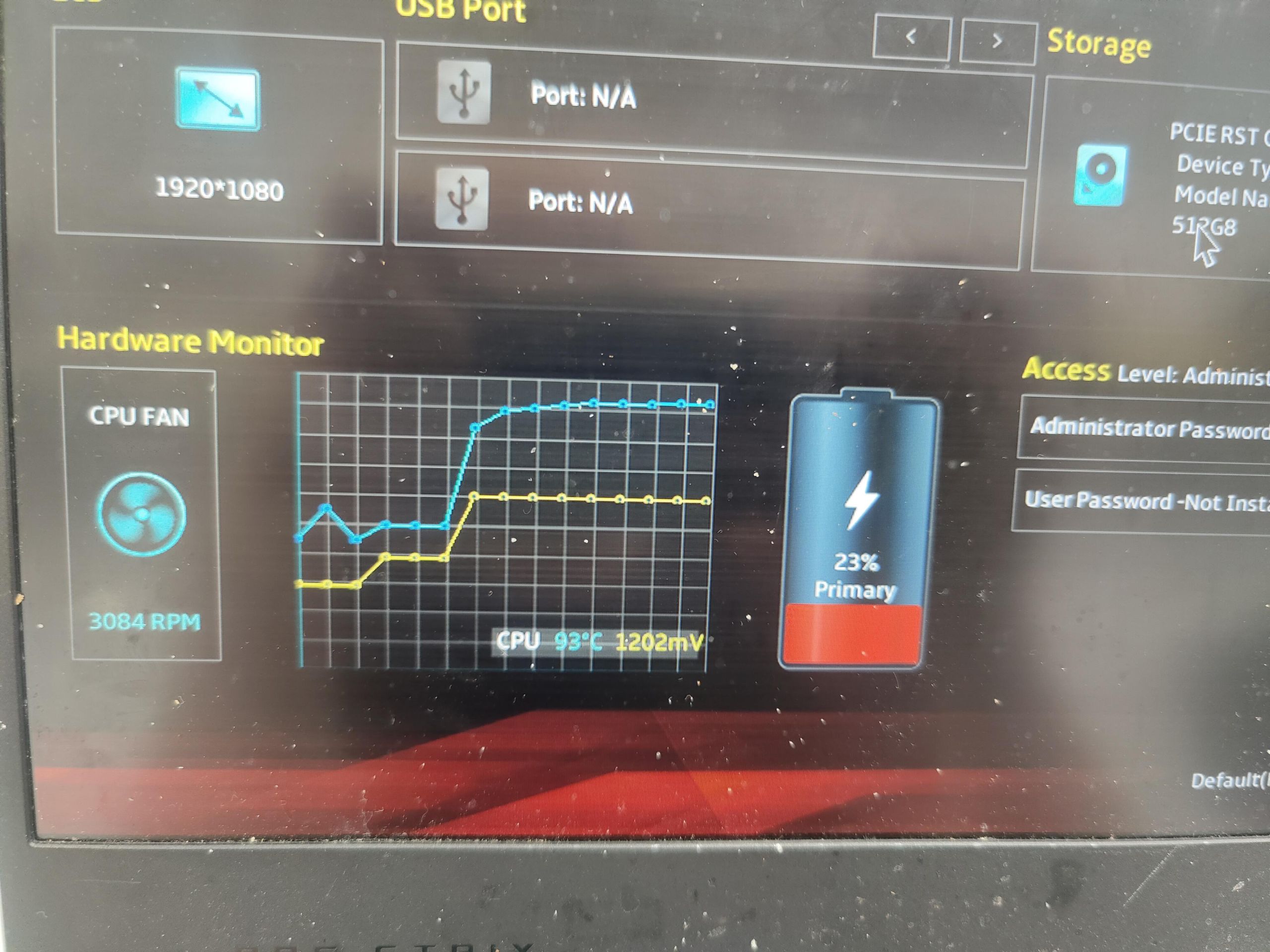 Battery Screenshot before repair Battery Screenshot before repair