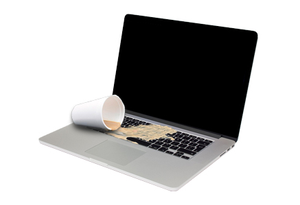 water damage apple macbook pro laptop