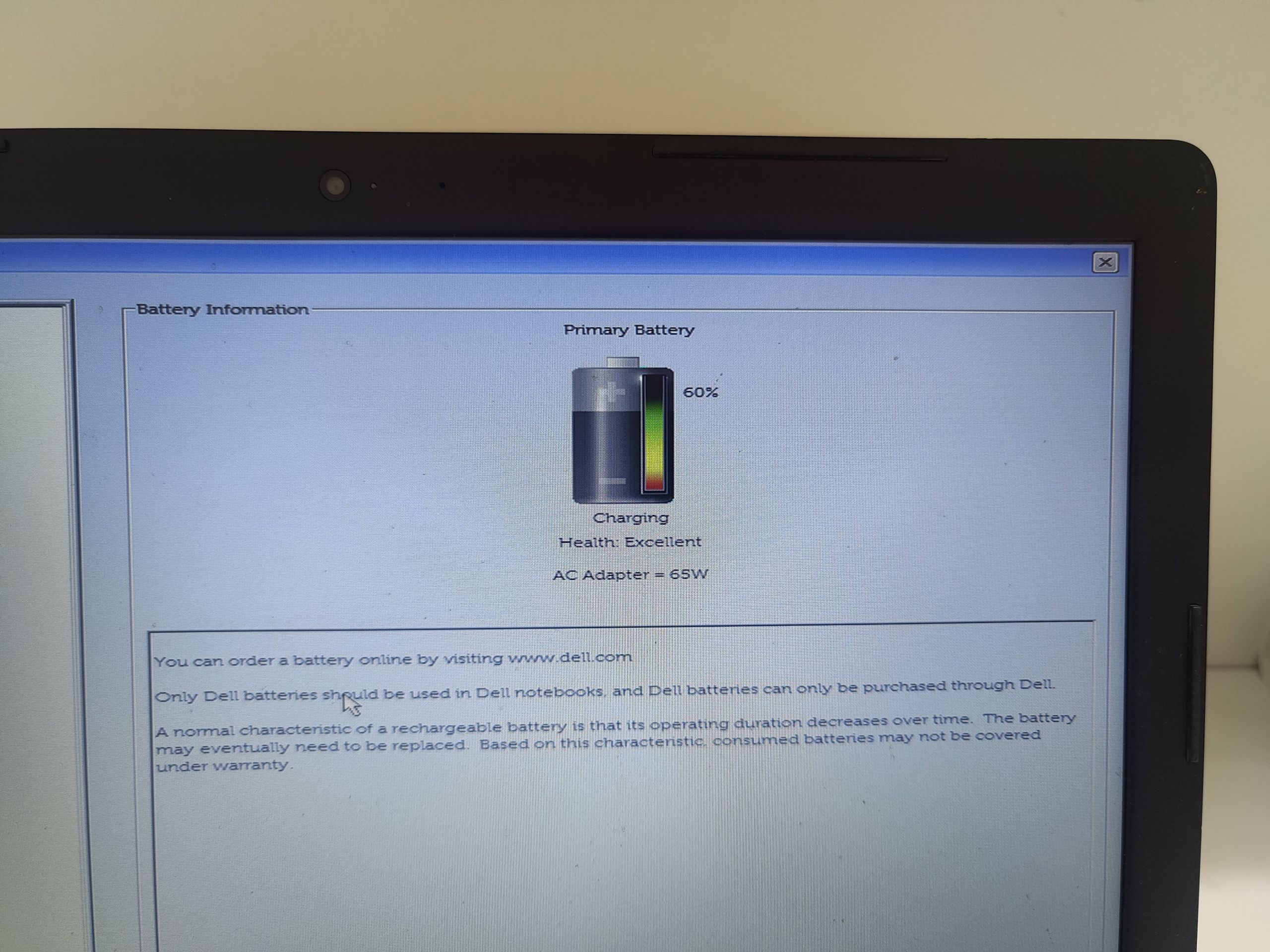Dell Inspiron after repair Dell Inspiron after repair