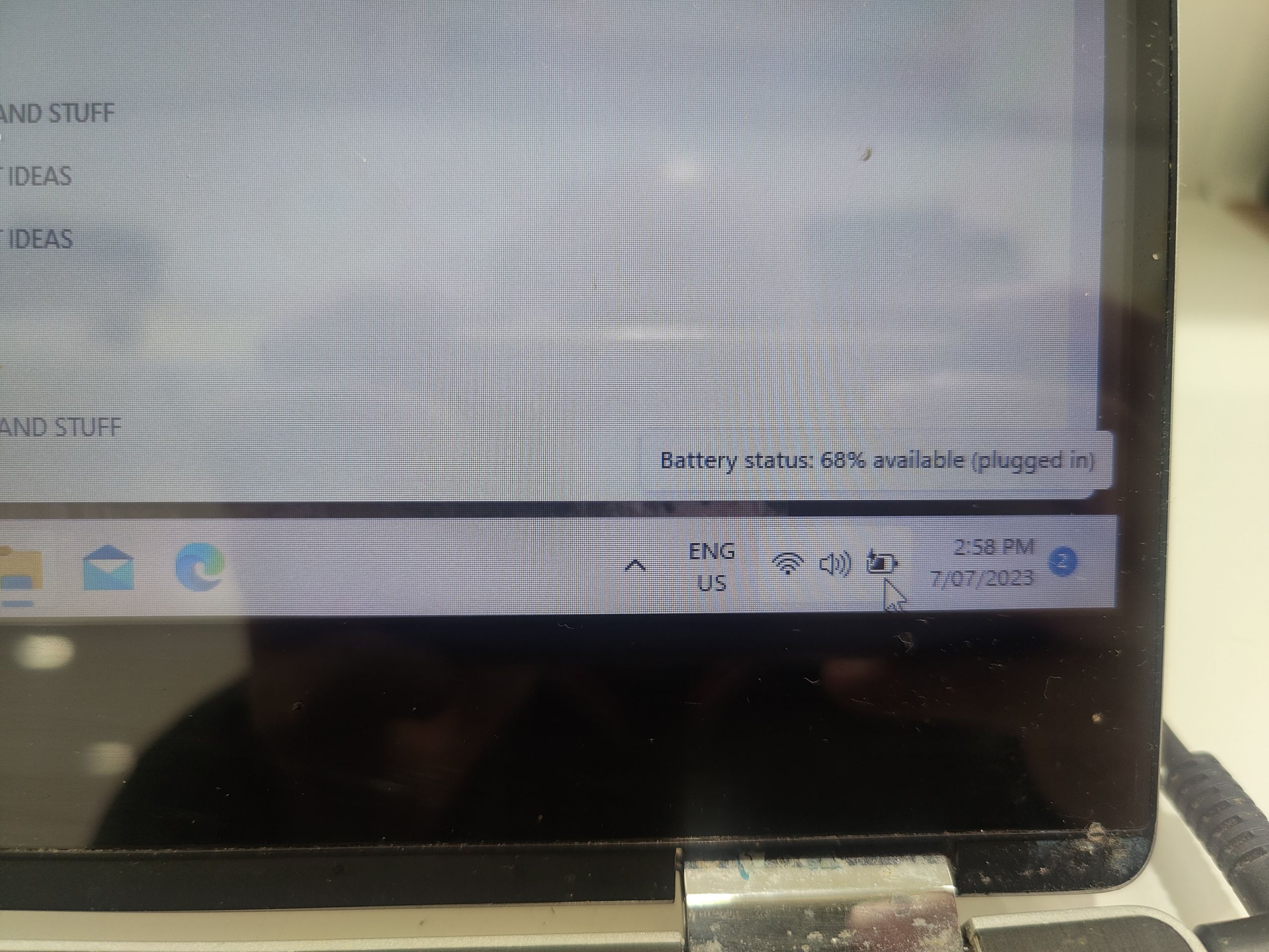 Picture of an HP Pavilion with Resolved Battery Problem Picture of an HP Pavilion with Resolved Battery Problem