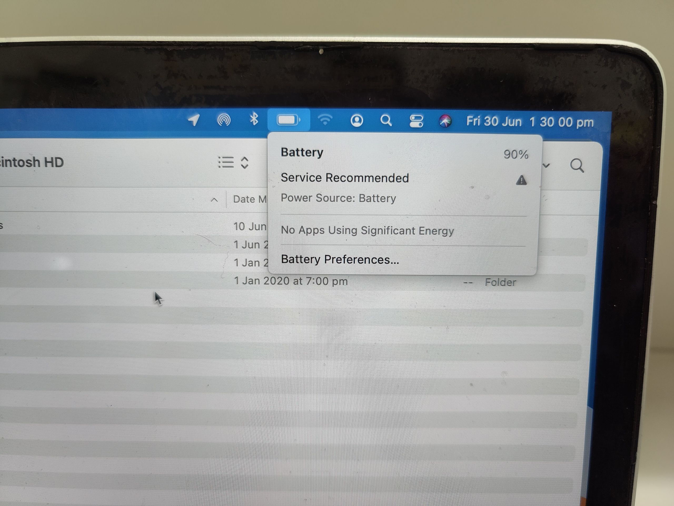 MacBook 15-Inch Battery Problem Before MacBook 15-Inch Battery Problem Before