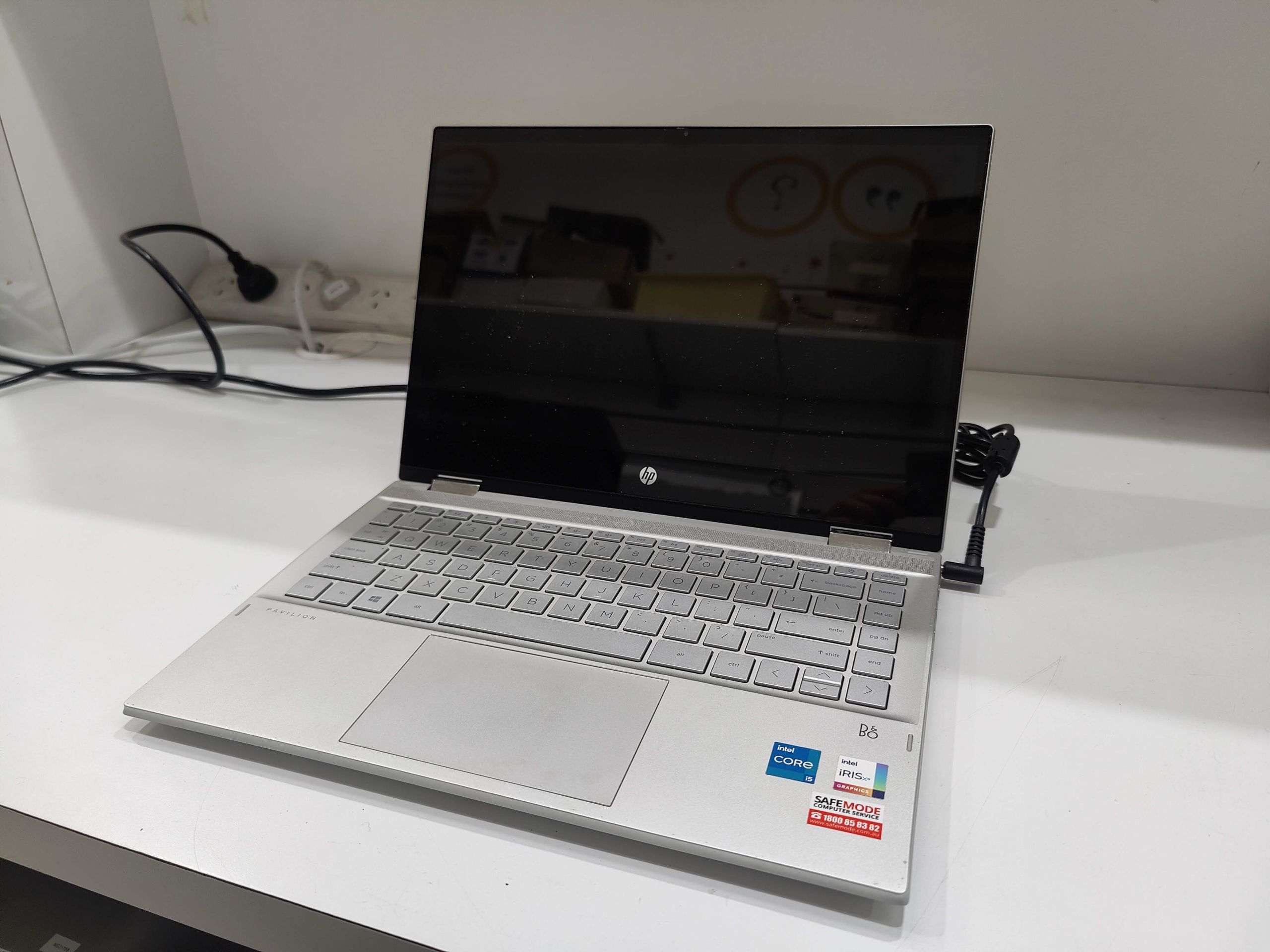 Opened HP Laptop Opened HP Laptop