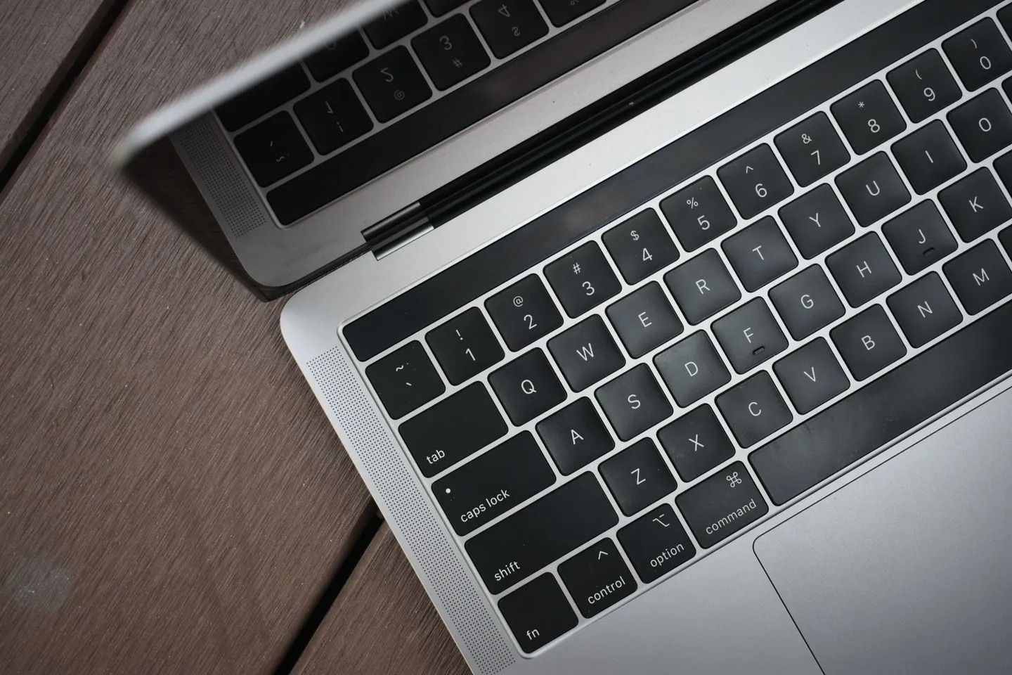 MacBook laptop keyboard keys