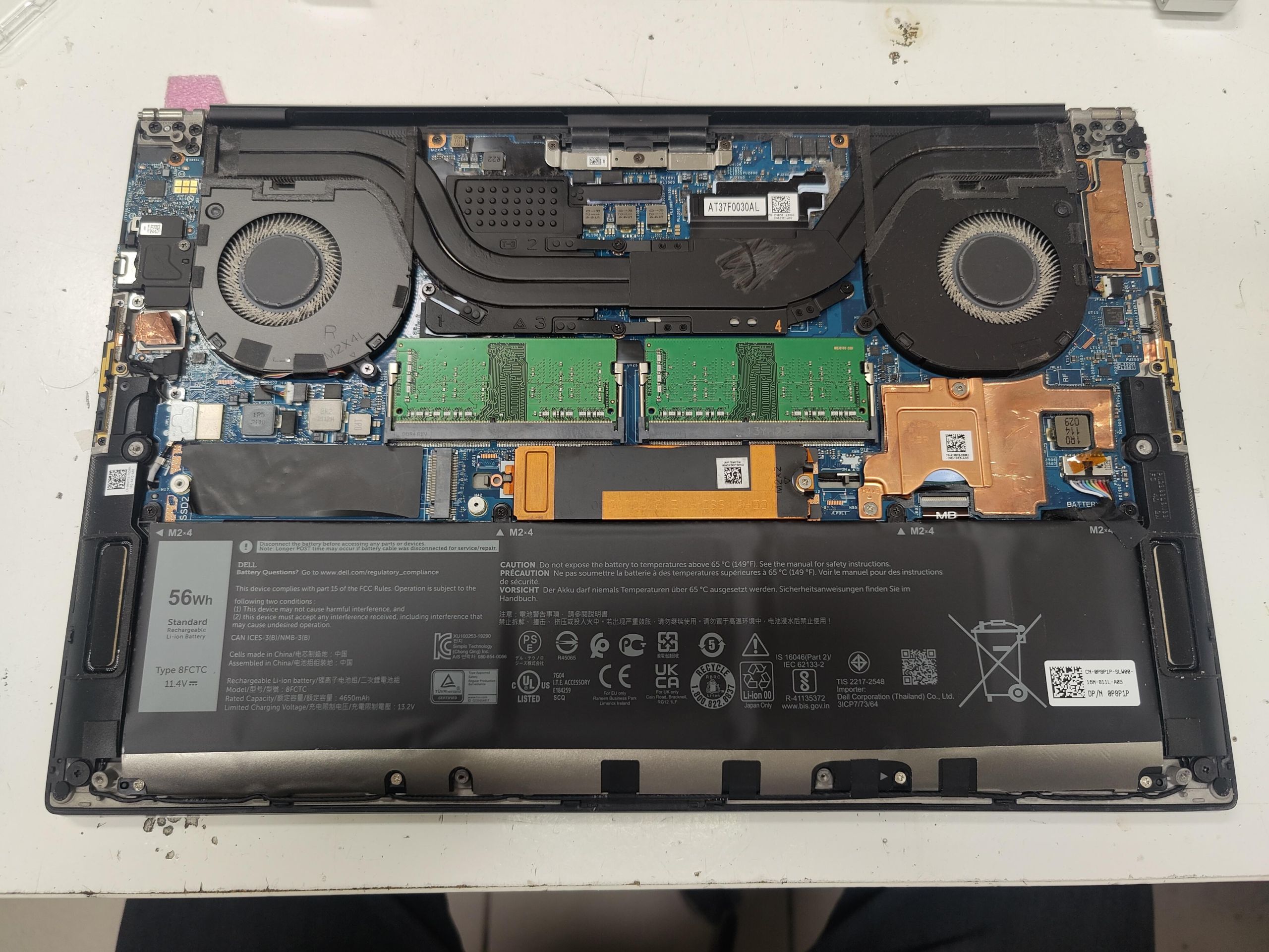 Dell laptop internal Dell laptop internal