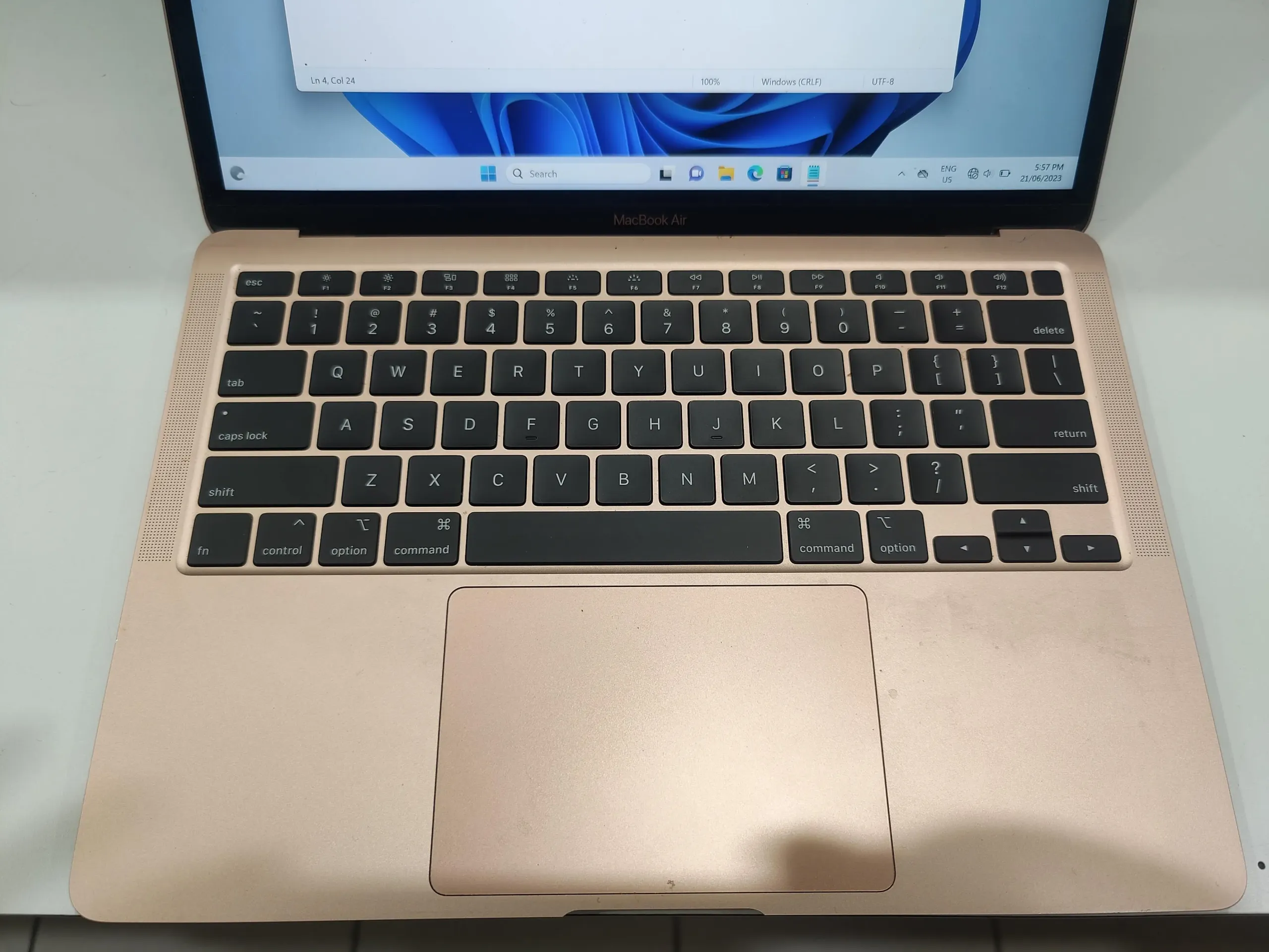 Apple MacBook Air M1 keyboard replaced Apple MacBook Air M1 keyboard replaced